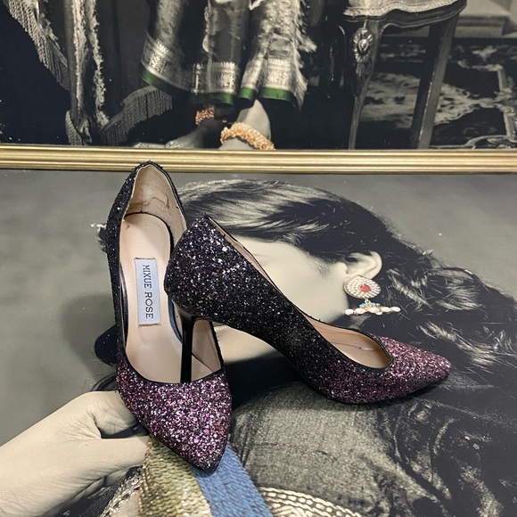 Glitter Heels. Size - 37  Measurement shown in the picture in CMS - Picture 3 of 12